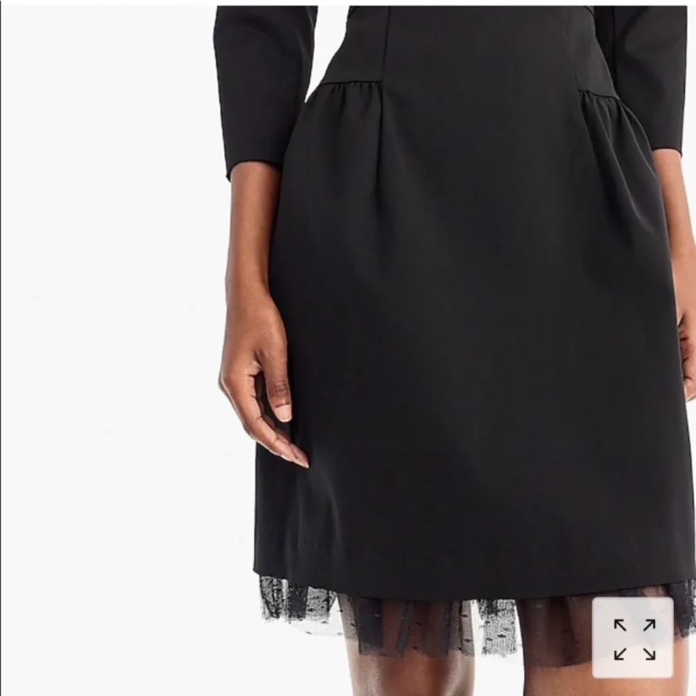 J.crew dress tulle hem,‎ sz 4 cocktail classic elegant party holiday BLD